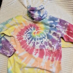 Ivory Ella Adult Multicolor Tie-Dye Hoodie